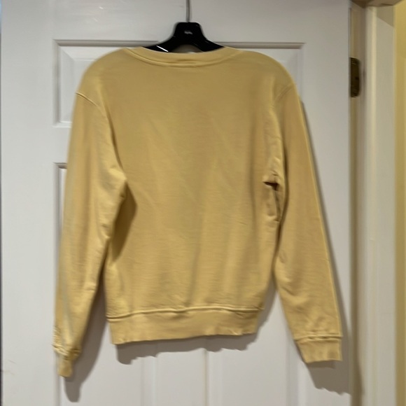Stateside lace cut out yellow sweatshirt - Picture 4 of 5